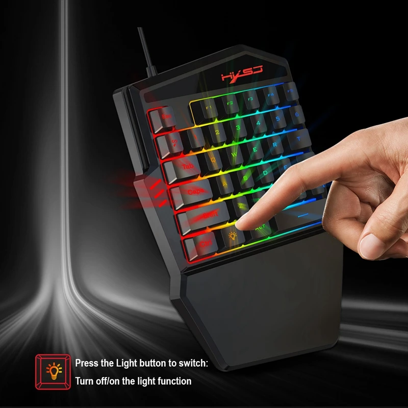 HXSJ V100+ A866 клавиатура мышь набор 35 клавиш мини USB Проводная клавиатура+ мышь компьютерная игровая мышь для Pro Gamer