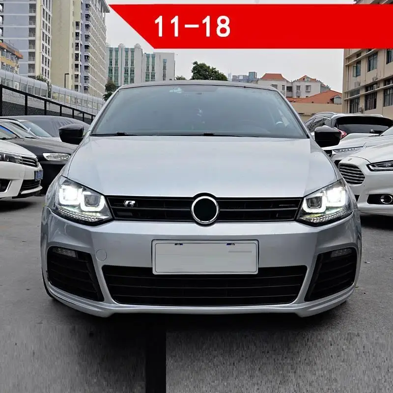 Автомобильные Боковые указатели поворота Drl автомобильные аксессуары светодиодные фары Задние Автомобильные фары в сборе 13 14 15 16 для Volkswagen Polo