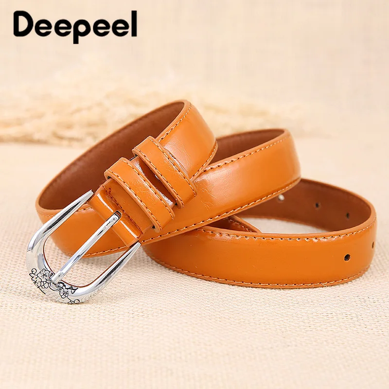 Deepeel, 1 шт., 2,8X105 см, Ретро стиль, модный, с пряжкой, кожаный ремень, искусственная кожа, женский ремень, для отдыха, аксессуары для брюк, YB247