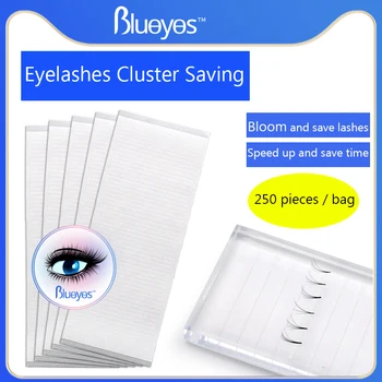 

250Pcs Eyelashes Cluster Saving Eyelash Extension Beauty Makeup Tool Eyelash Assistant Adhesive Tape False Eye Lashes Tools