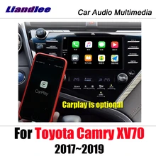 Liandlee Android для Toyota Camry XV70~ стерео Автомобильный дисплей Carplay камера карта gps Navi навигация Мультимедиа