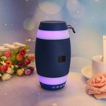 

SLC-111 Portable Bluetooth Speaker Waterproof Fm Radio Wireless Boombox Mini Column Bass Subwoofer