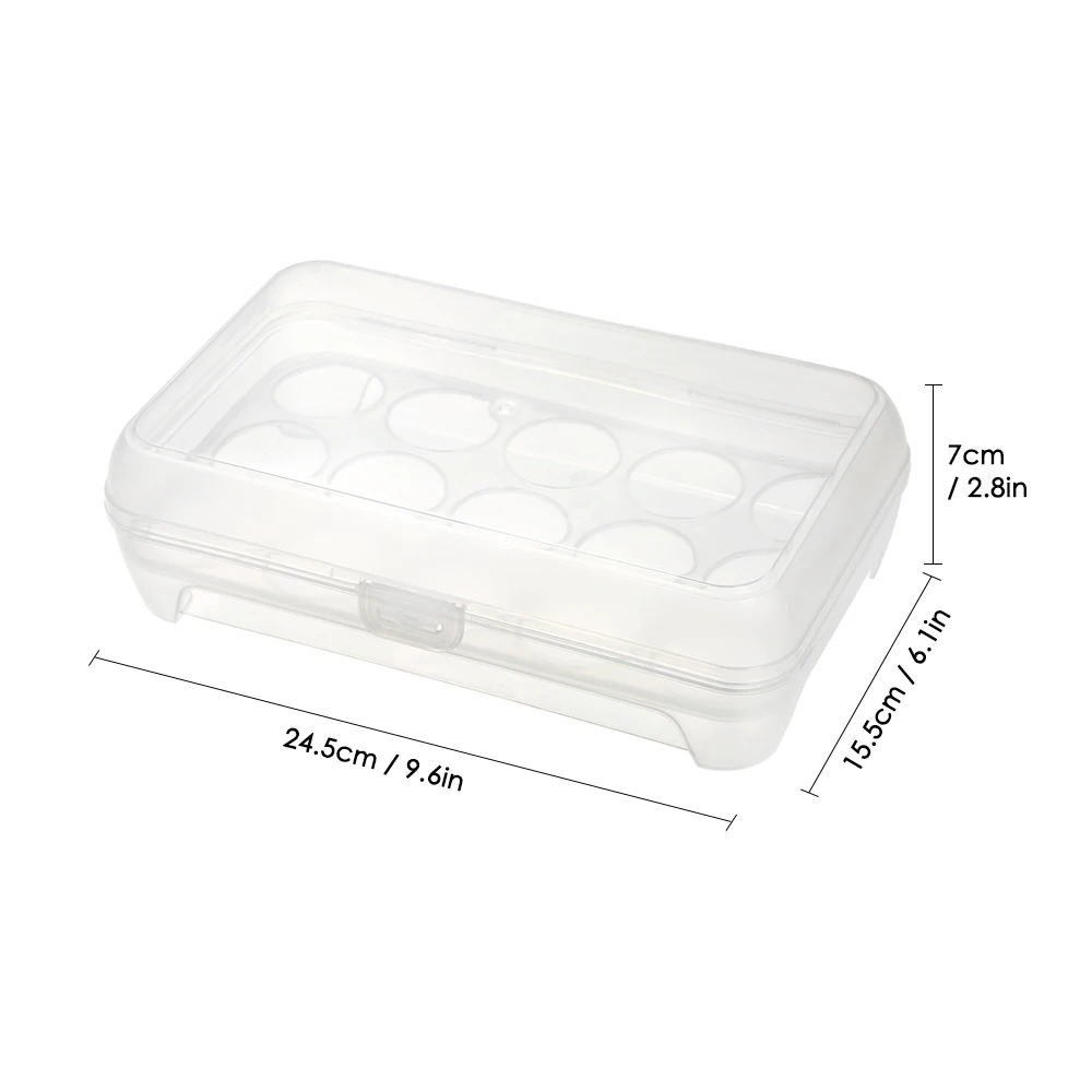 Case15-Egg для хранения прозрачный пластиковый поднос держатель кухонный холодильник яйцо органайзер для хранения контейнер с крышкой портативный, безопасный