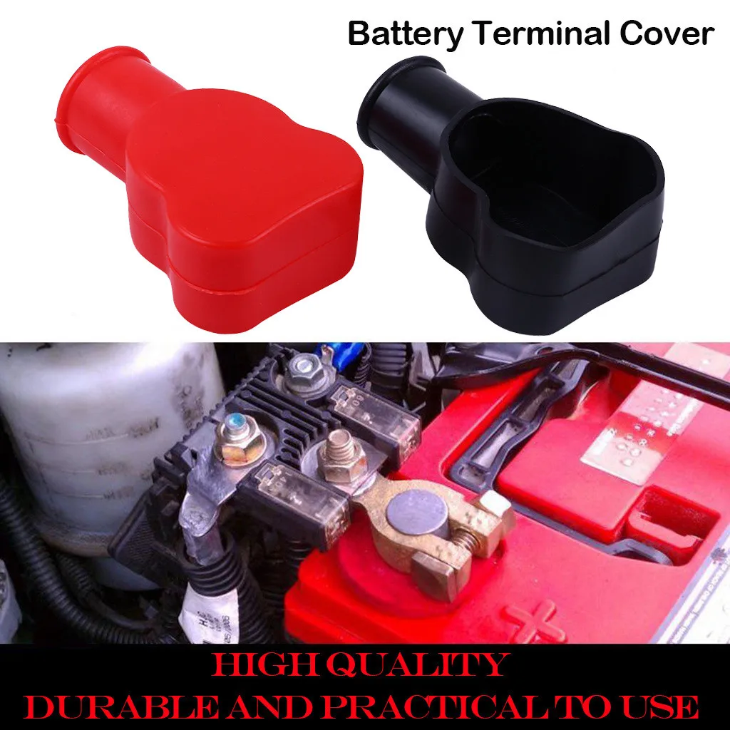 MagiDeal Battery Terminal Boots Insulating Protector Covers Black /& Red