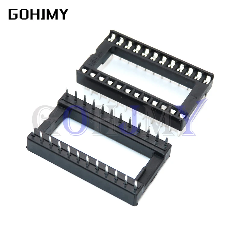 IC Sockets 10PCS DIP6 DIP8 DIP14 DIP16 DIP18 DIP20 DIP28 DIP40 pins Connector DIP Socket 6 8 14 16 18 20 24 28 40 pin