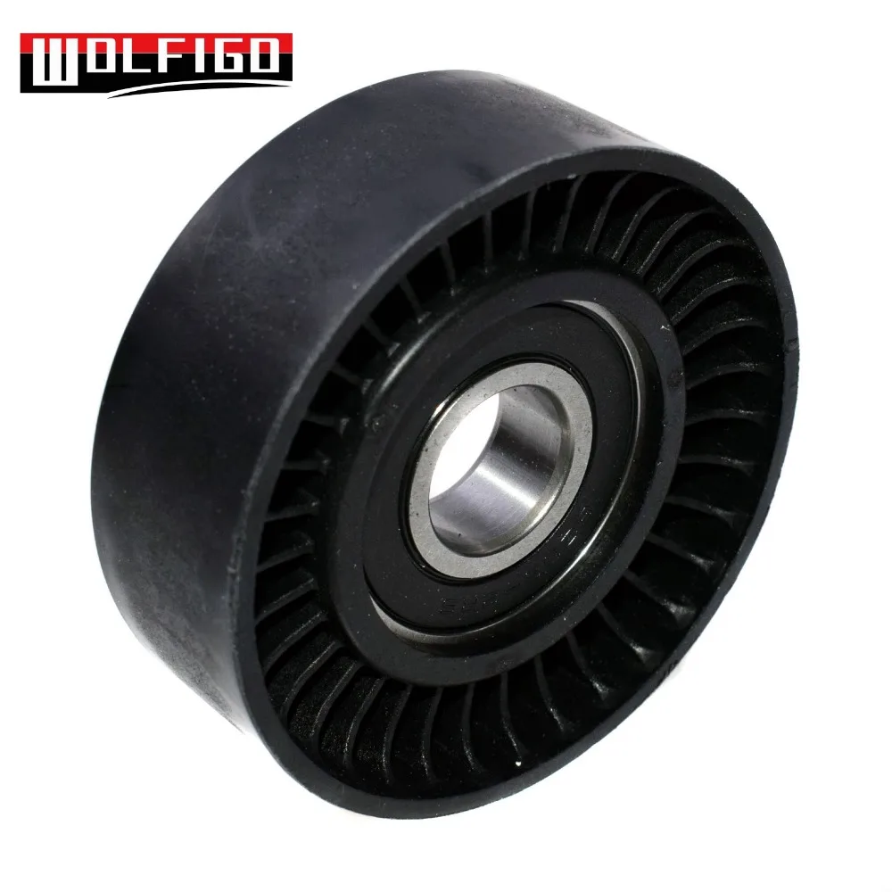 Belt Tensioner Pulley New Belt Tensioner Tension Pulley For VW Passat Bora Jetta Golf Caddy Audi A3 TT 06A903315D 06A903315E