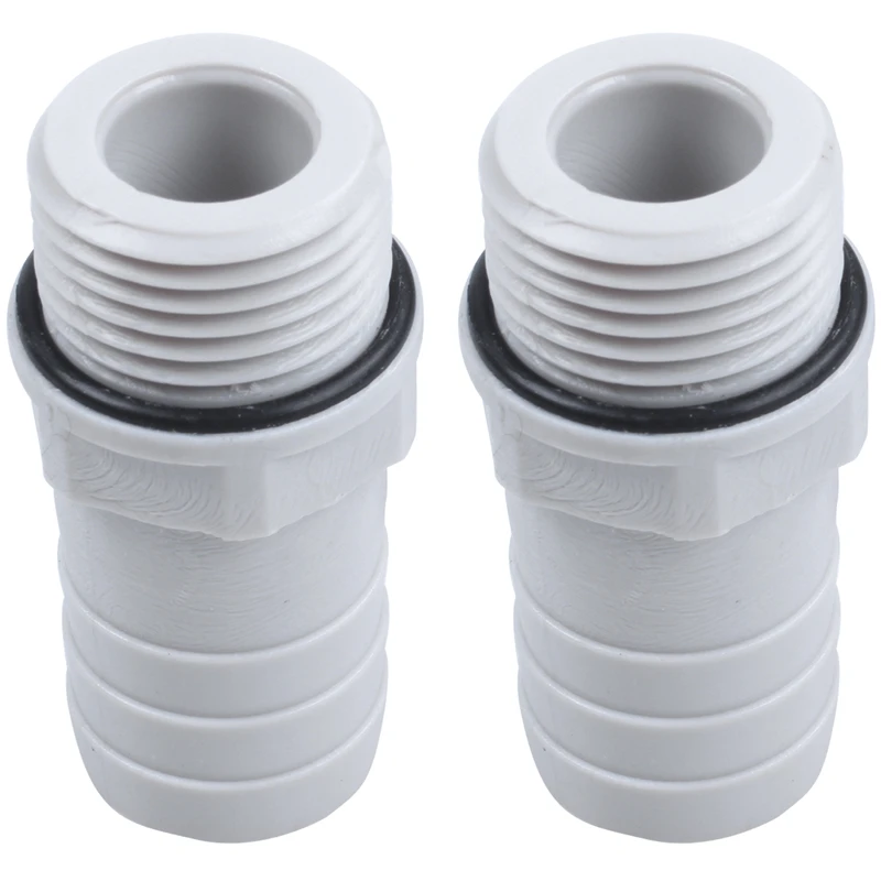 

2Pcs 1/2 BSP Male Thread Pipe Fitting to 19mm Barb Hose Tail Connector