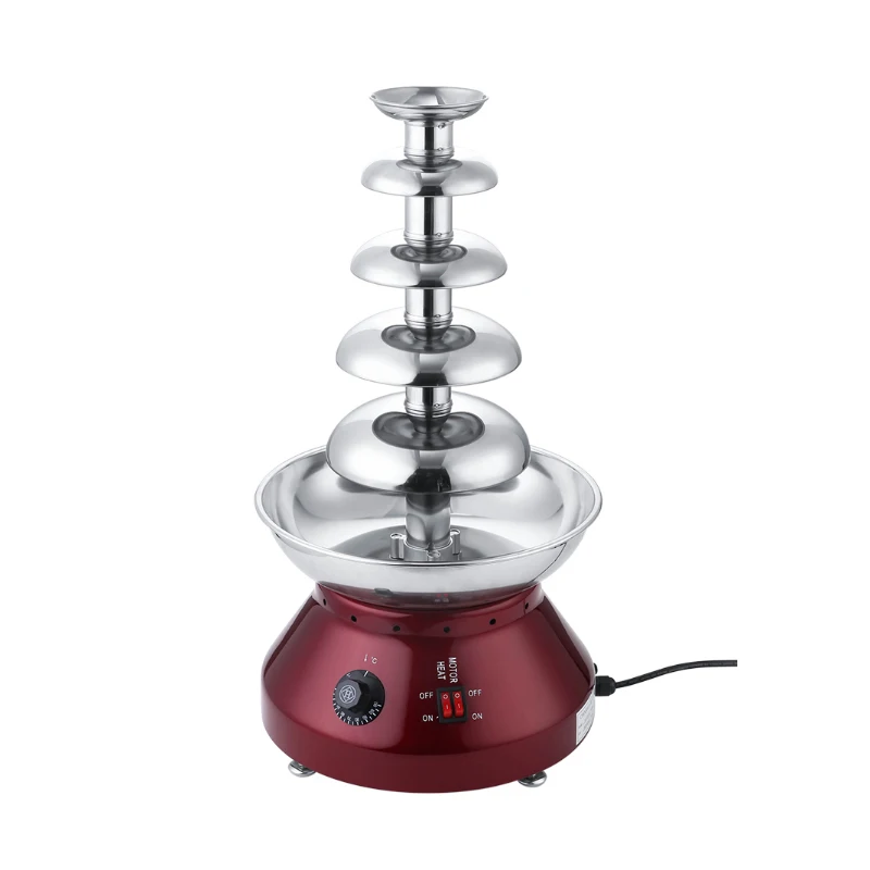Five Story Chocolate Fountain Automatic Home Spray Tower Commercial Wedding Banquet Hall Party Waterfall Machine