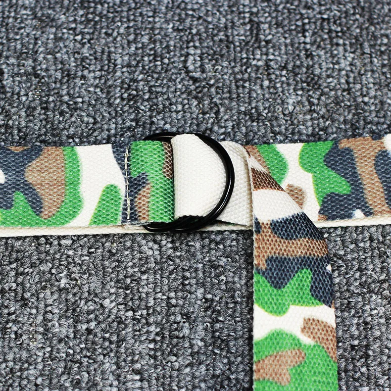 Casual Fashion Hip Hop Streetwear Mens Buckle Canvas Belt Men Women Camouflage Belts Camo Waist Belt