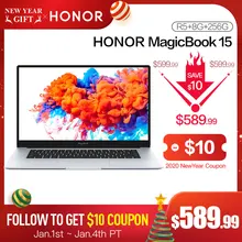 Huawei honor magicbook 15 2019 노트북 노트북 15.6 "amd ryzen 5 3500u 8g ram 256/512 gb pcie ssd ddr4 1920x1080 ips 전체 화면(China)