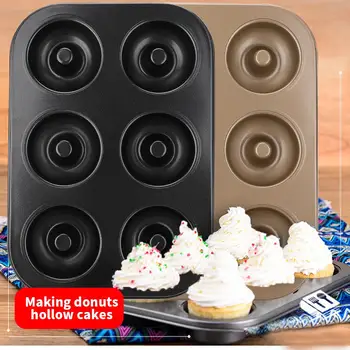 

Cake Mold Fondant Molds Carbon Steel Donut Baking Tray Eco-Friendly Cake Bakeware Wedding Practical Convenient Party Pastry