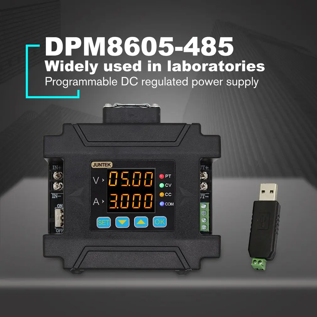 

DPM8605-485 Programmable Digital Control Communication Regulated DC Constant Voltage Power Supply 60V 5A DC-DC Step-down