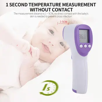 

Health Measuring Tools Forehead Thermometer Thermometer with LCD Convenient Laser Measurement Body Temperature Contactless