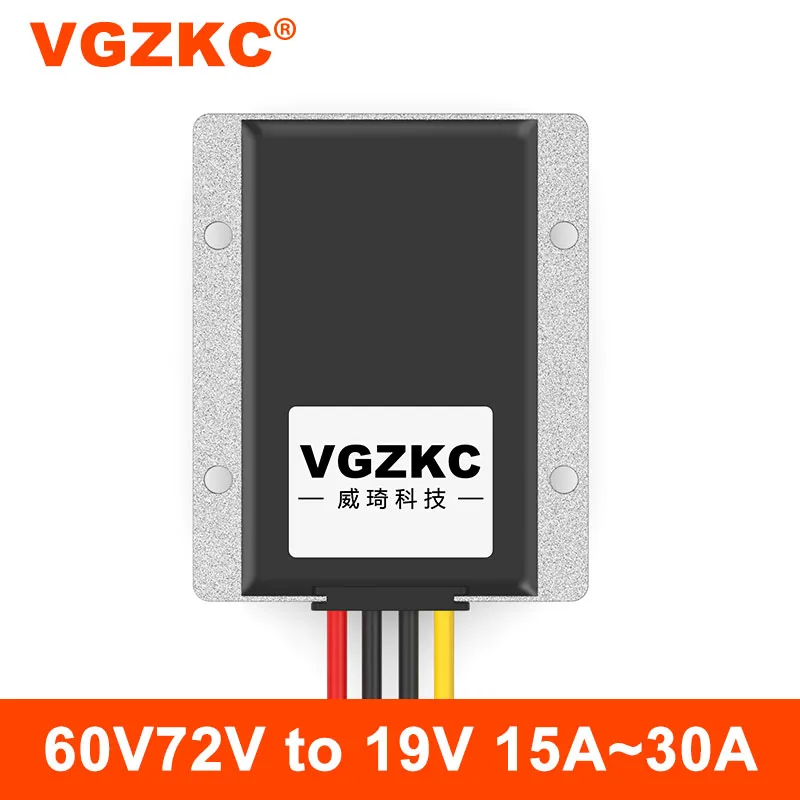 

VGZKC 72V to 19V DC power converter 30-85V to 19V automotive step-down power supply waterproof module regulator