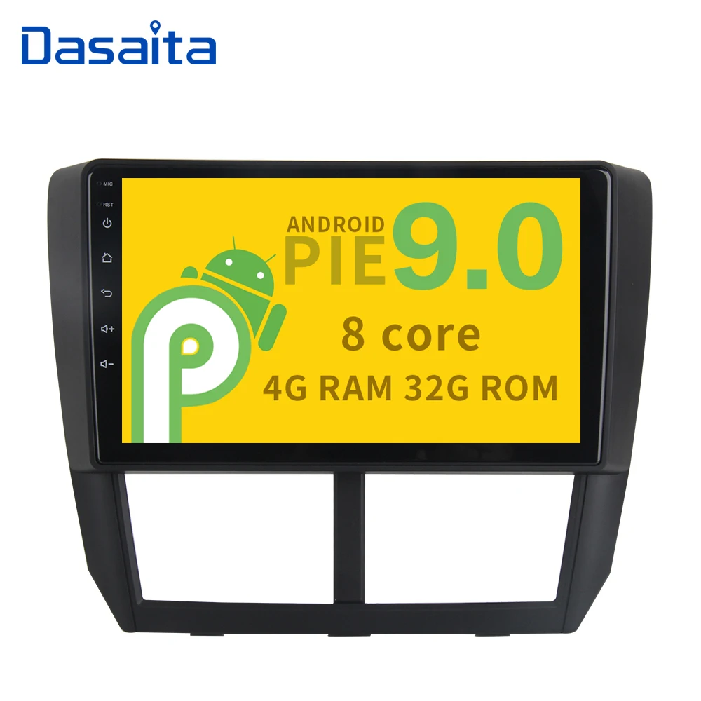 " Восьмиядерный Android 9,0 Встроенный gps 1 din автомагнитола для Subaru Forester 2008 2009 2010 2011 2012 головное устройство 4 Гб ram 32 Гб rom