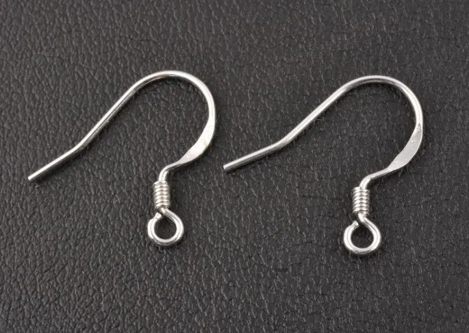 50 шт. (25 пар) серебряные серьги-крючки сделай сам французские Наушники Аксессуары