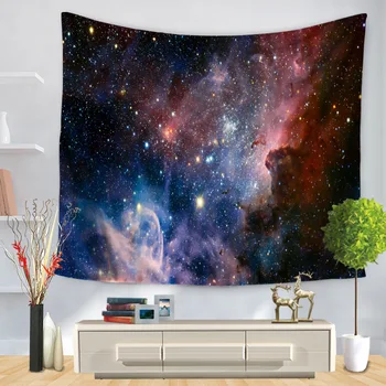 

Tapestry sky universe series wall hanging Moon Universe Curtain Decor Starry Sky Table Cloth beach sitting blanket