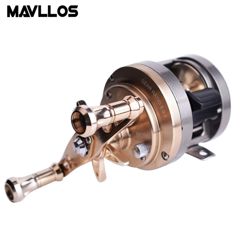 Mavllos 10BB высокое соотношение 7 0: 1/6 1 металлическая круглая Катушка Для заброса