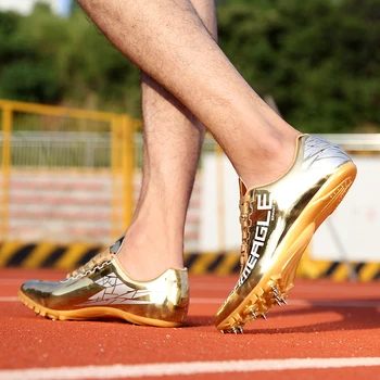 

Spring/Autumn Mens Track Shoes Unisex Running Spikes Men Comfortable Spike Shoes Women Good Quality Womens Sports Shoes Brand