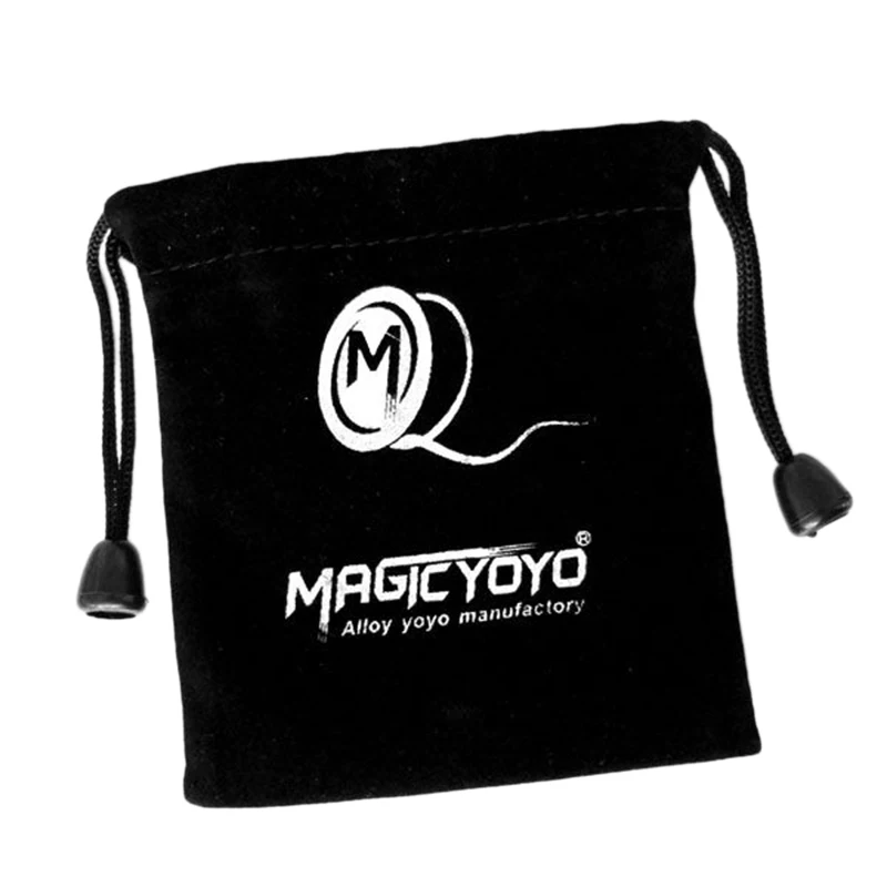 Волшебный йо-йо N8 не реагирующий йо-йо алюминиевый сплав йо-йо+ 5 струн+ перчатка+ йо-йо сумка