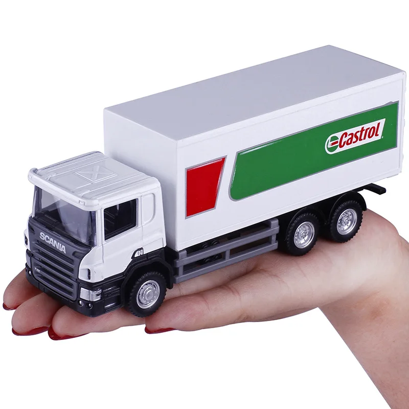 Simulation Exquisite Diecasts & Toy Vehicles Commercial Container Transport Truck RMZ city 1:64 Alloy Car Model Christmas Gifts 4