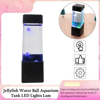 

LED Lights Jellyfish Water Ball Aquarium Tank Lamp Relax Bedside Mood Light for Home Decoration Magic Lamp Gift Drop ship