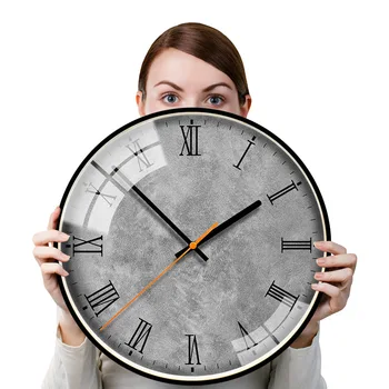 

European Industrial Large Clock on The Wall Clocks Home Decor Wall Decorations Living Room Wall Watch Modern Design Decoration