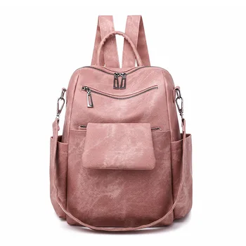 

Women Backpack Anti Theft Backpack Mini Soft Touch Multi-Function Small Backpack Female Ladies Shoulder Bag Girl Purse