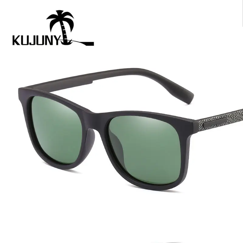 KUJUNY Men Women Polarized Sunglasses Sun Glasses Personalized Temple Retro Eyeglasses Driver Driving Polarizing Eyewear