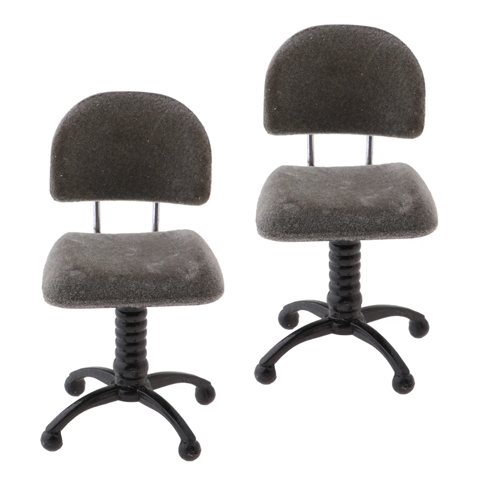 1/12サイズ ミニチュア家具 ドール用 ループバッグチェア デスク 椅子