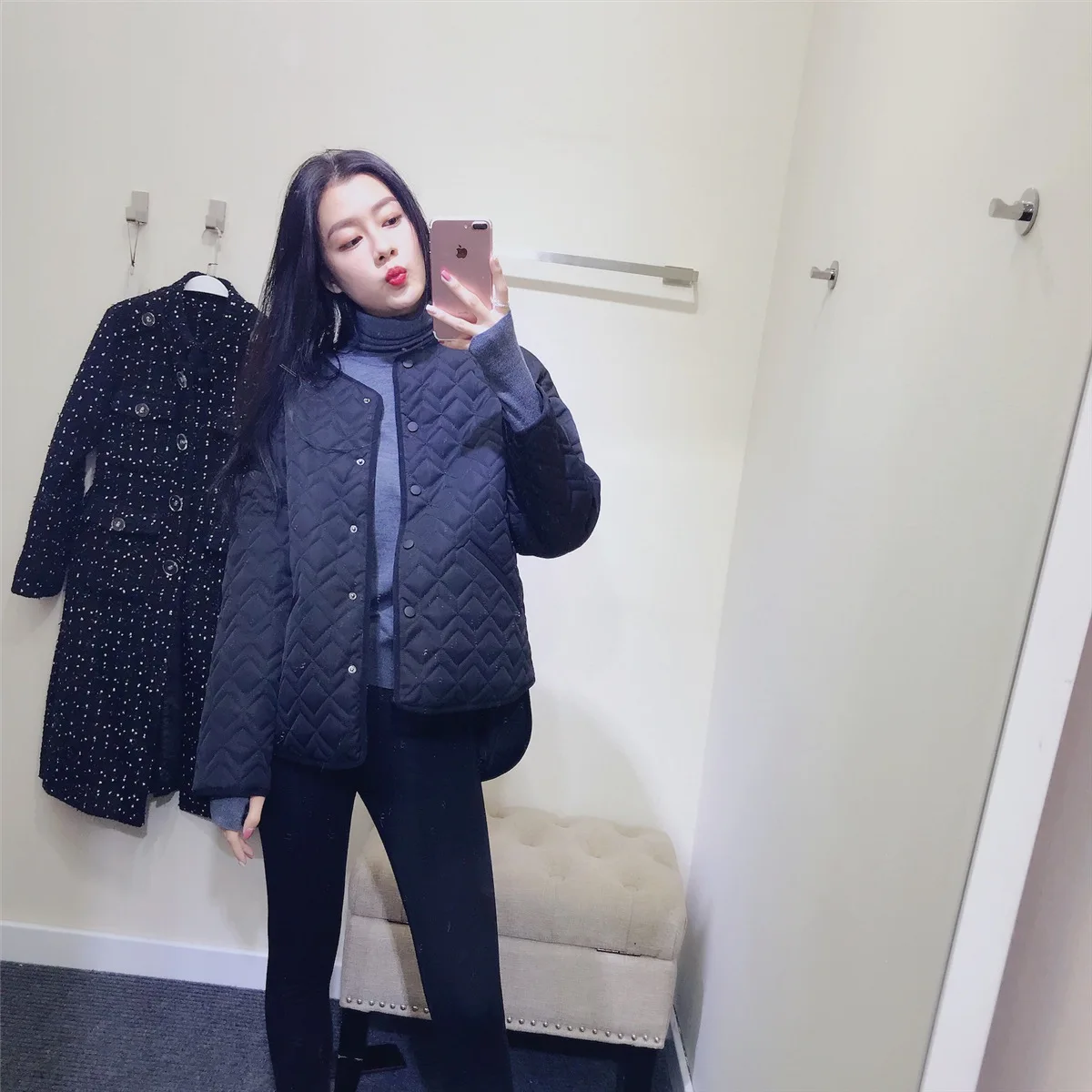 Женские зимние куртки куртка-пуховик женские топы Vadim Manteau Femme Veste Hiver Parkas Tallas Grandes Mujer Женская одежда YL285