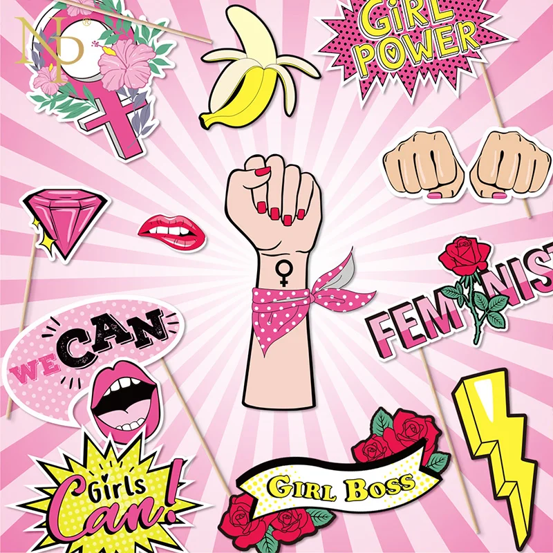 Bыбрать отправку из Испании или Бельгии Nicro Girl Power Theme 15 шт. центровые палочки