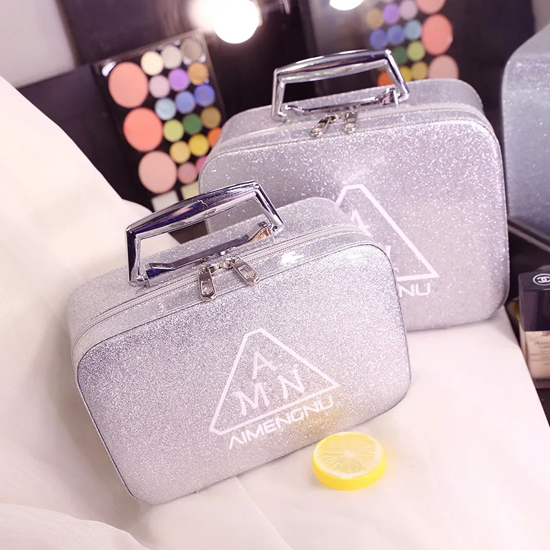 

Stereotypes Large-Volume Cosmetic Bag Small Portable Cosmetic Case Desktop Makeup Storage Box