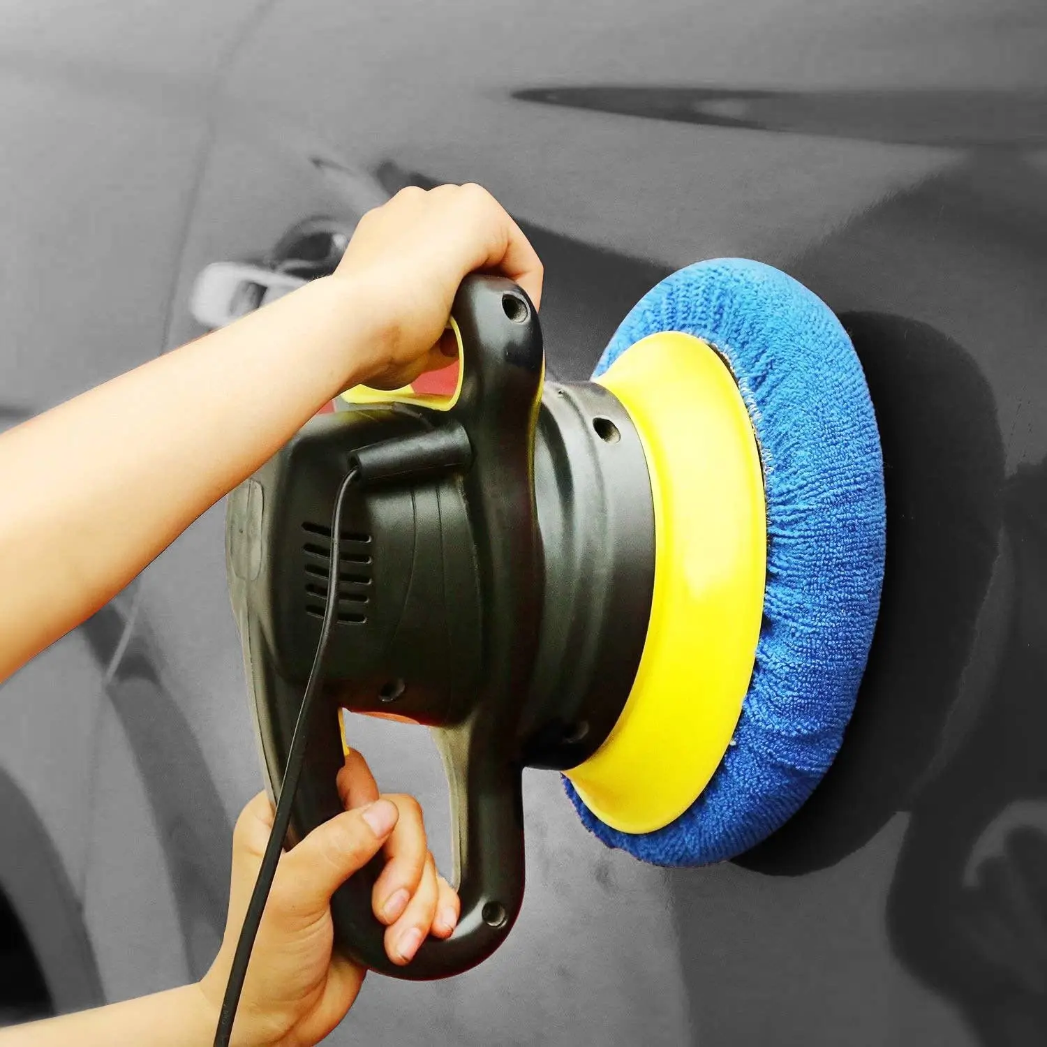 

5PCS 6 Inch Sponge Polishing Waxing Buffing Pads Kit Car Washing Abrasive Disc Sponge Heavy Cutting Pad Sponge Foam Pad Tool