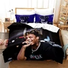 Juice Wrld 3D Bedding Set Print Duvet Cover Set with Pillowcases Home Textile Single Double Twin Full Queen King Size Bedclothes 1
