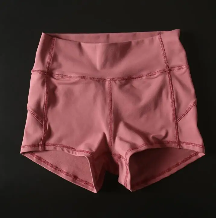 Merlot red Спортивные шорты для тренировок, тонкие спортивные шорты для занятий спортом, фитнес бегун, спортивные шорты с высокой талией, компрессионные шорты для бега - Цвет: Merlot red