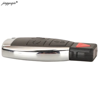 Keyforkess 2/3/4 pulsanti chiave dell'automobile Shell per Mercedes Benz B C E ML S CLK CL sostituzione modificata Smart Auto Key Case Upgrade - Jingyuqin 2 3 4 pulsanti chiave dell automobile Shell per Mercedes Benz B C E