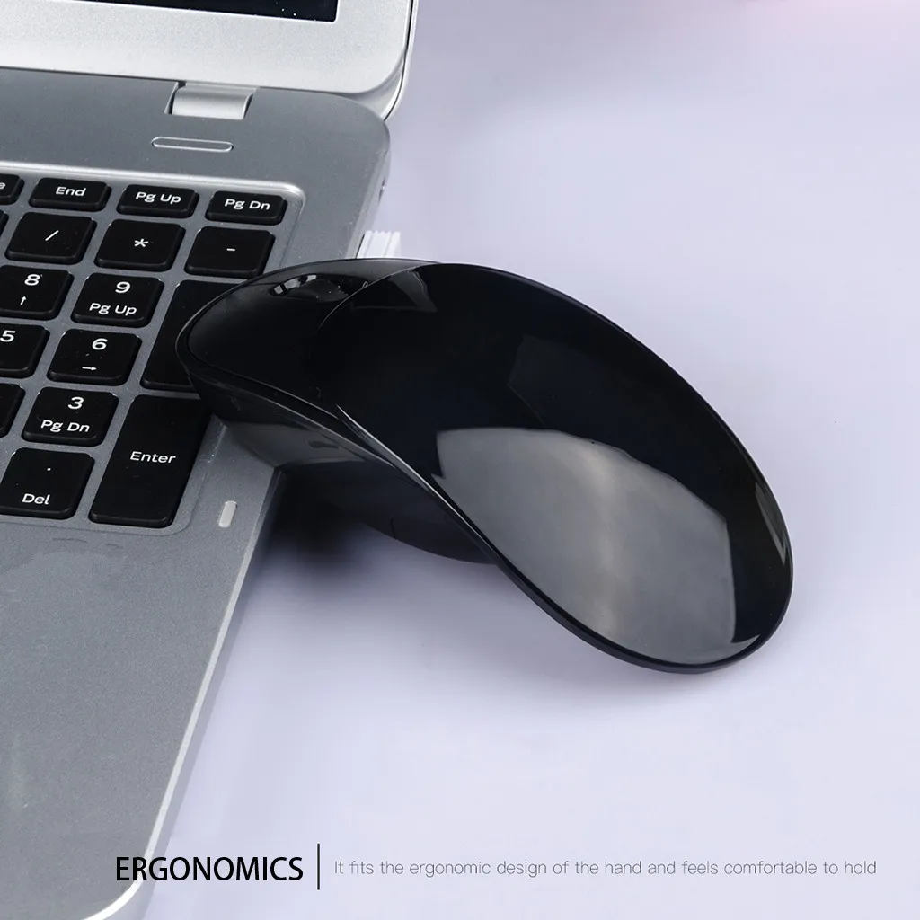 Wireless Mouse Sliding Cover 2.4G USB Portable Cute Mini Mouse Works For PC