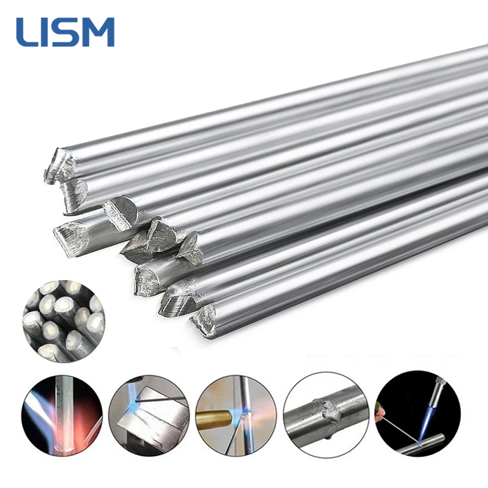 Low Temperature Aluminum Flux Cored Easy Melt Welding Wire Rod Tool Silver 