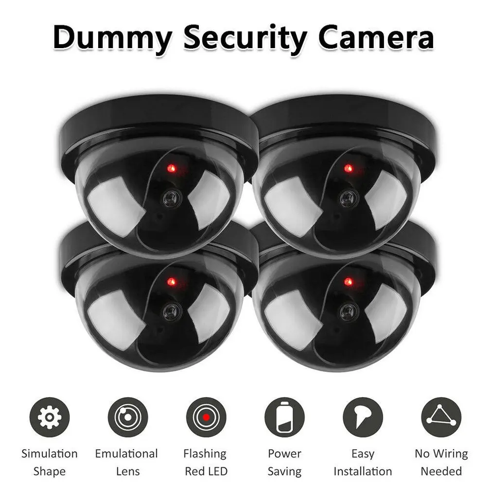 Wireless Dummy Fake Security Camera Home Surveillance Cctv Dome Indoor Outdoor False Hemisphere Simulation Camera