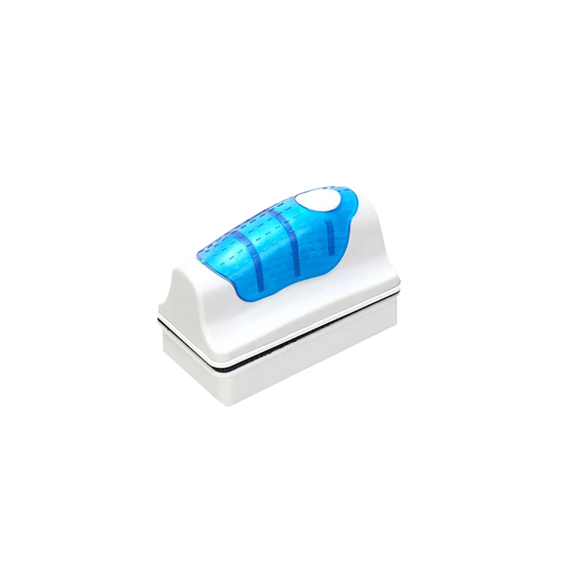 A Магнитный очиститель для аквариума, скруббер, плавающая щетка для очистки водорослей, скребки C - Цвет: A