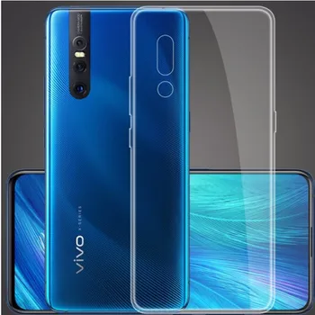 

100pcs 0.3mm Ultra Soft TPU Rubber Cover Clear Transparent Case For VIVO S6 S5 Z6 Z5X Y50 X30 Pro X27 Y93 Y5S Y9S Y17 IQ00 NEO