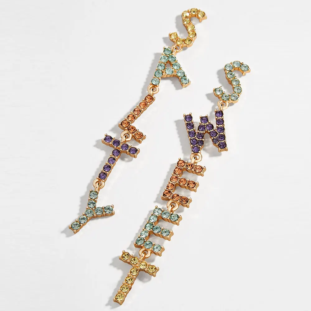 Miwens, блестящие серьги-капли с кристаллами и медом для женщин, Висячие массивные серьги с подвеской в виде черепа, ювелирные изделия в виде сердца - Metal Color: 23