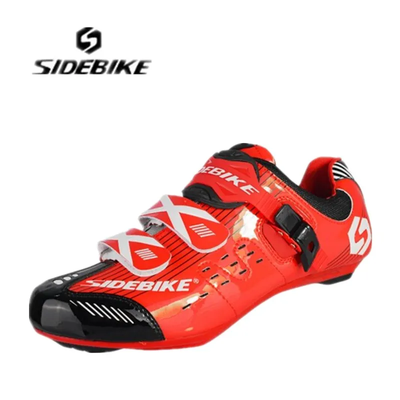 SIDEBIKE/Мужская обувь для велоспорта; Набор очков; sapatilha ciclismo; Ультралегкая дышащая обувь с блокировкой для триатлона; гоночная велосипедная обувь