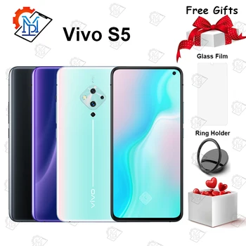 Перейти на Алиэкспресс и купить Оригинальный vivo S5 Мобильный телефон 6,44 дюйм8G + 128G Snapdragon 712 Восьмиядерный 48MP четырехъядерный тыловая камера 4100mAh 22,5 W Быстрая зарядка смартфон