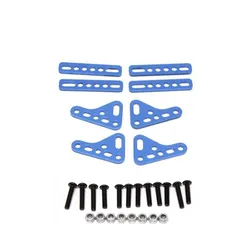 Double support d'amortisseur réglable, support de montage de plaque pour 1/8 1/10 SCX10 YK Wrangler accessoires de voiture RC 