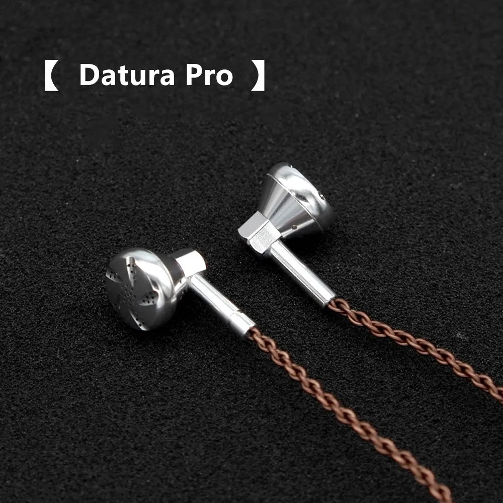 FAAEAL Datura Pro 16 ohm Flat Head Earbud HIFI Metal Earphone 14.8mm Dynamic Driver Headset With 5N OFC Cable