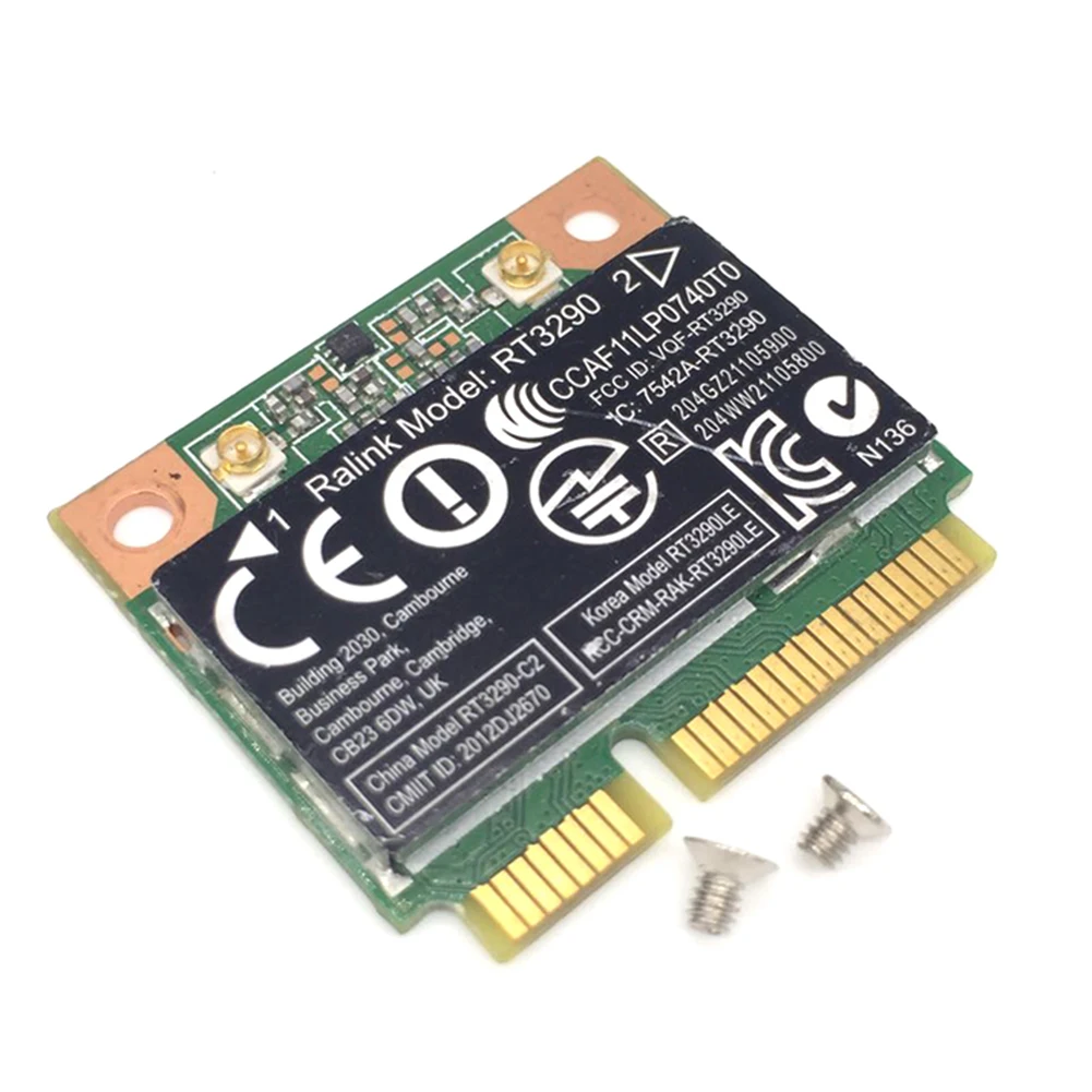 RT3290 Bluetooth 3,0 wifi Сеть мини PCIE интерфейс низкая задержка внутренняя 802.11b/g/n ноутбук маленькая высокоскоростная Беспроводная карта