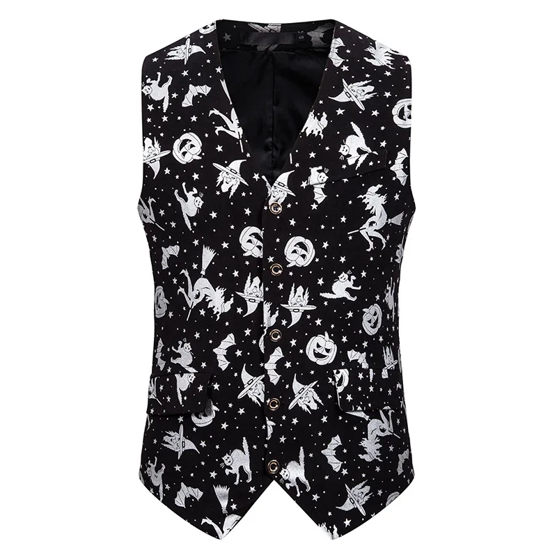 sliver Мужской костюм, жилет, Coletes Masculino,, фирменный, для Хэллоуина, вечерние, смокинг, жилет, мужской, приталенный, однобортный жилет, жилет для мужчин, XXL - Цвет: sliver
