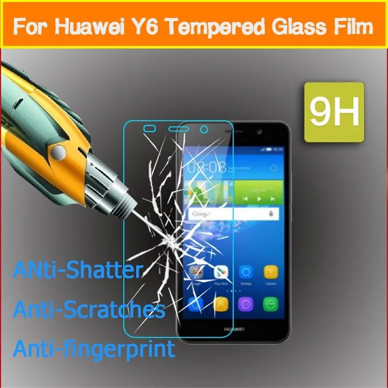 Ga wandelen levenslang verrassing tempered glass for huawei y6 / y6 pro / y6ii / y6 ii compact / y6pro /  holly 2 3 plus screen protector toughened protective film|Phone Screen  Protectors| - AliExpress